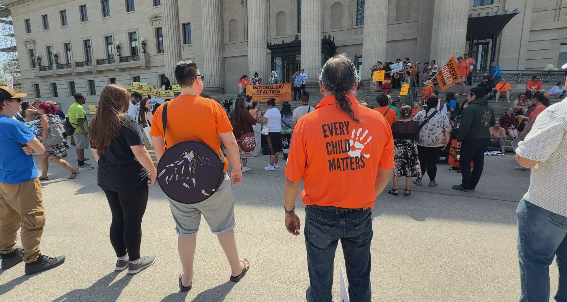 National Day of Action: Survivors, leaders call for continued funding of residential school investigations, healing in Winnipeg