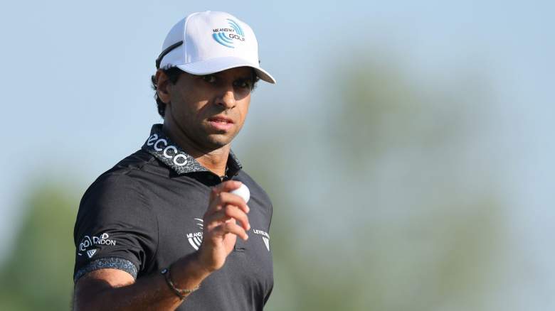 Aaron Rai of England acknowledges the crowd on the 16th green during the final round of the PGA Championship at Aronimink Golf Club on May 17, 2026 in Newtown, Pennsylvania