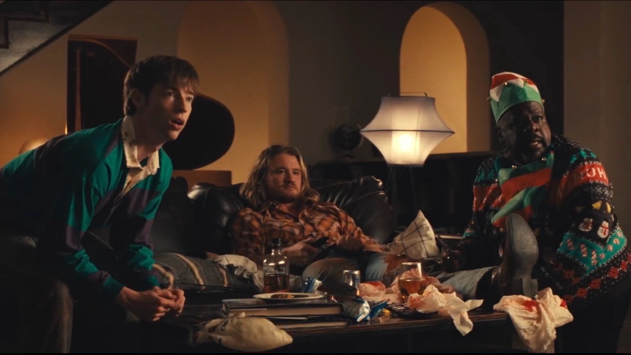 Jackson Pace, Dylan Playfair and Cedric the Entertainer in 'Above the Line'