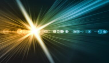 Abstract Physics Light Ray Beams Photons