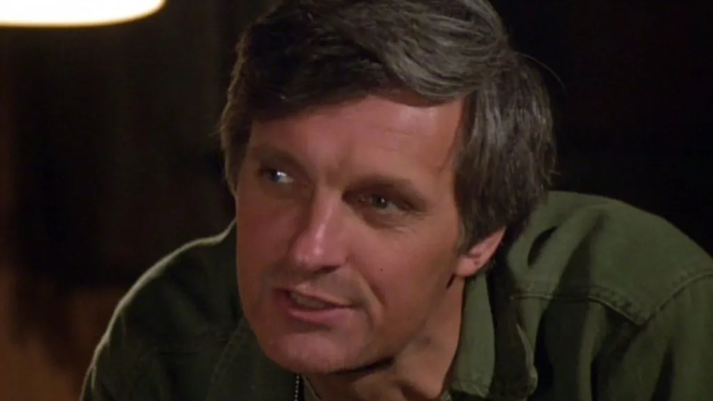 Alan Alda as Hawkeye in MASH