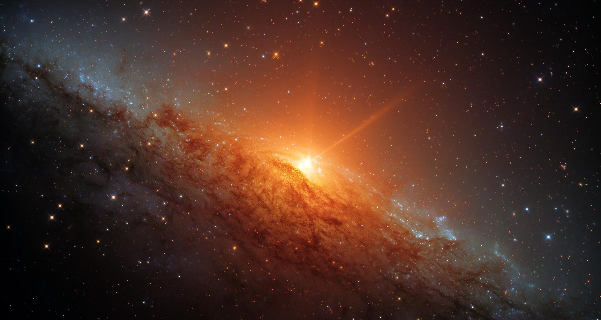 Ancient Galaxy No Spin Early Universe
