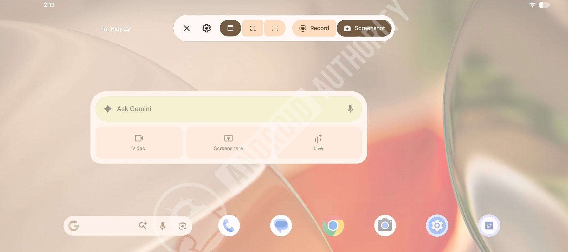 Android 17 QPR1 Beta 3 New screen recording toolbar with screenshots watermarked (1) Android 17 QPR1 Beta 3 New screen recording toolbar with screenshots watermarked (1)