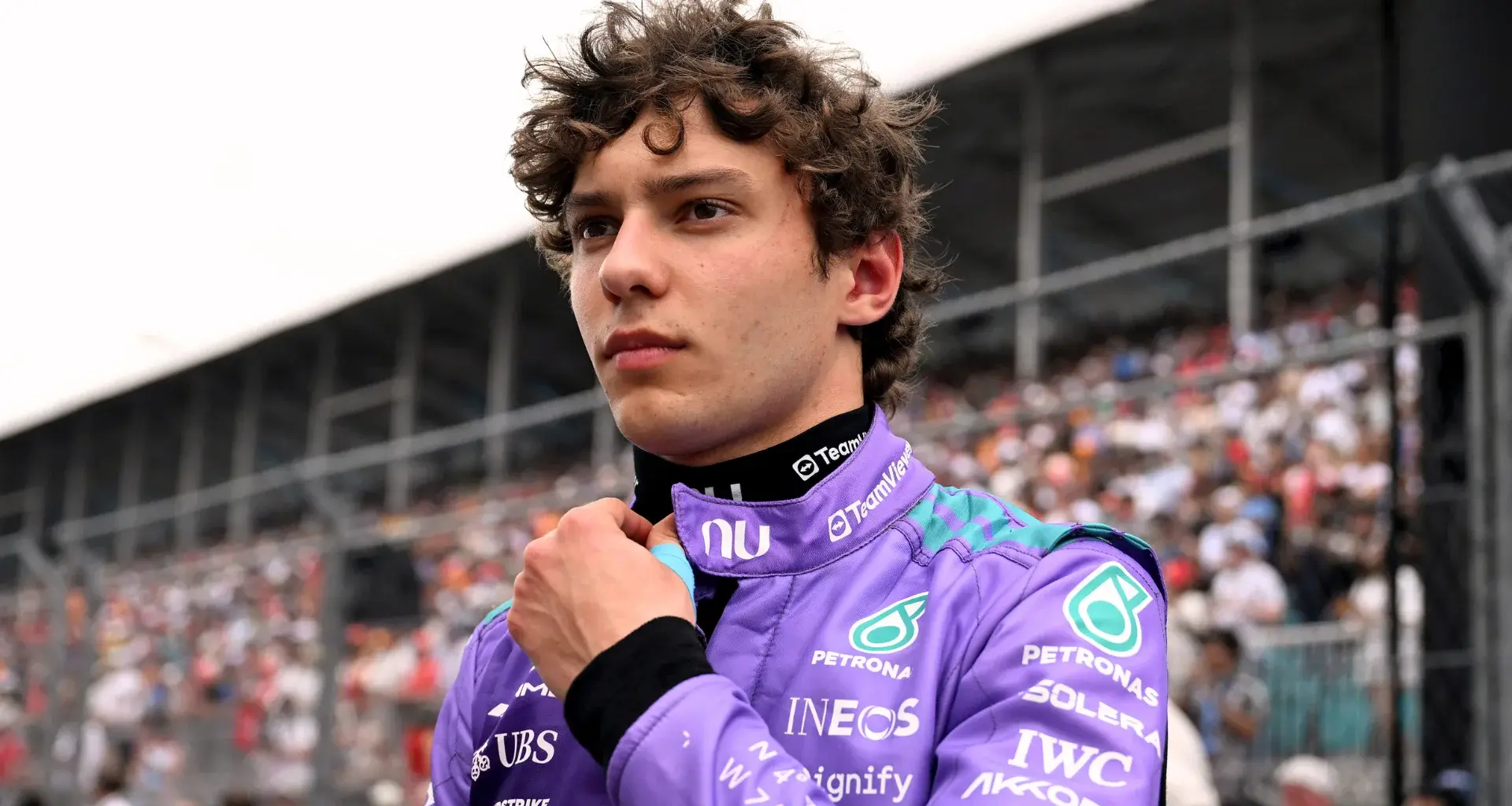 MONTREAL, QUEBEC - JUNE 15: George Russell of Great Britain driving the (63) Mercedes AMG Petronas