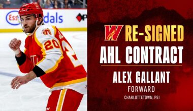 Wranglers Re-Sign Alex Gallant and Sign Kent Anderson to AHL Contracts
