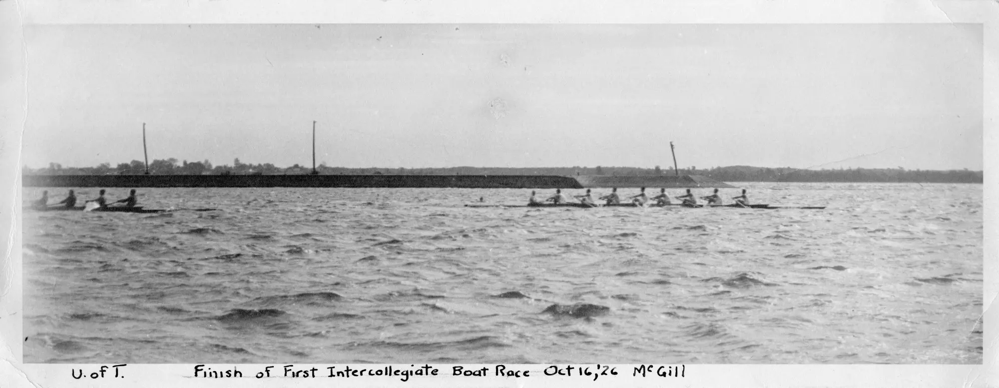 ROW Historical shot from the first Challenge regatta