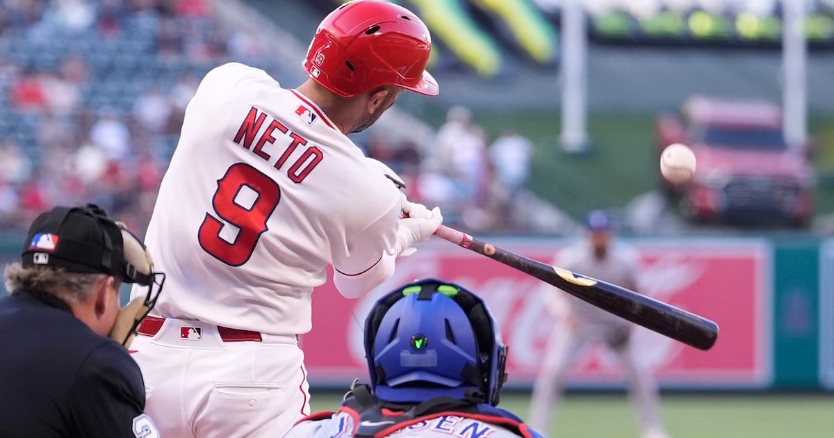 Zach Neto homers twice in Los Angeles Angels' victory over Texas Rangers