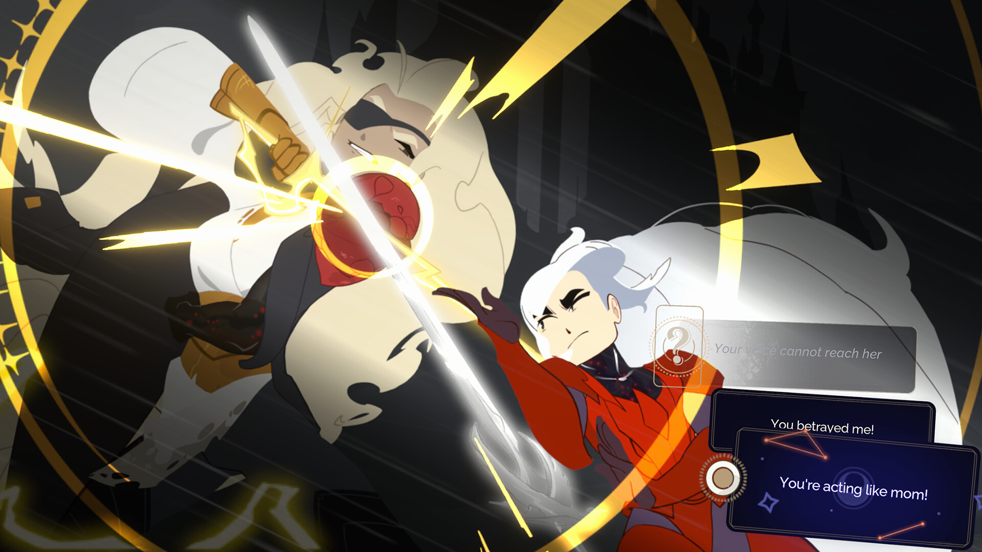 Art and screens from a cartoon like indie game