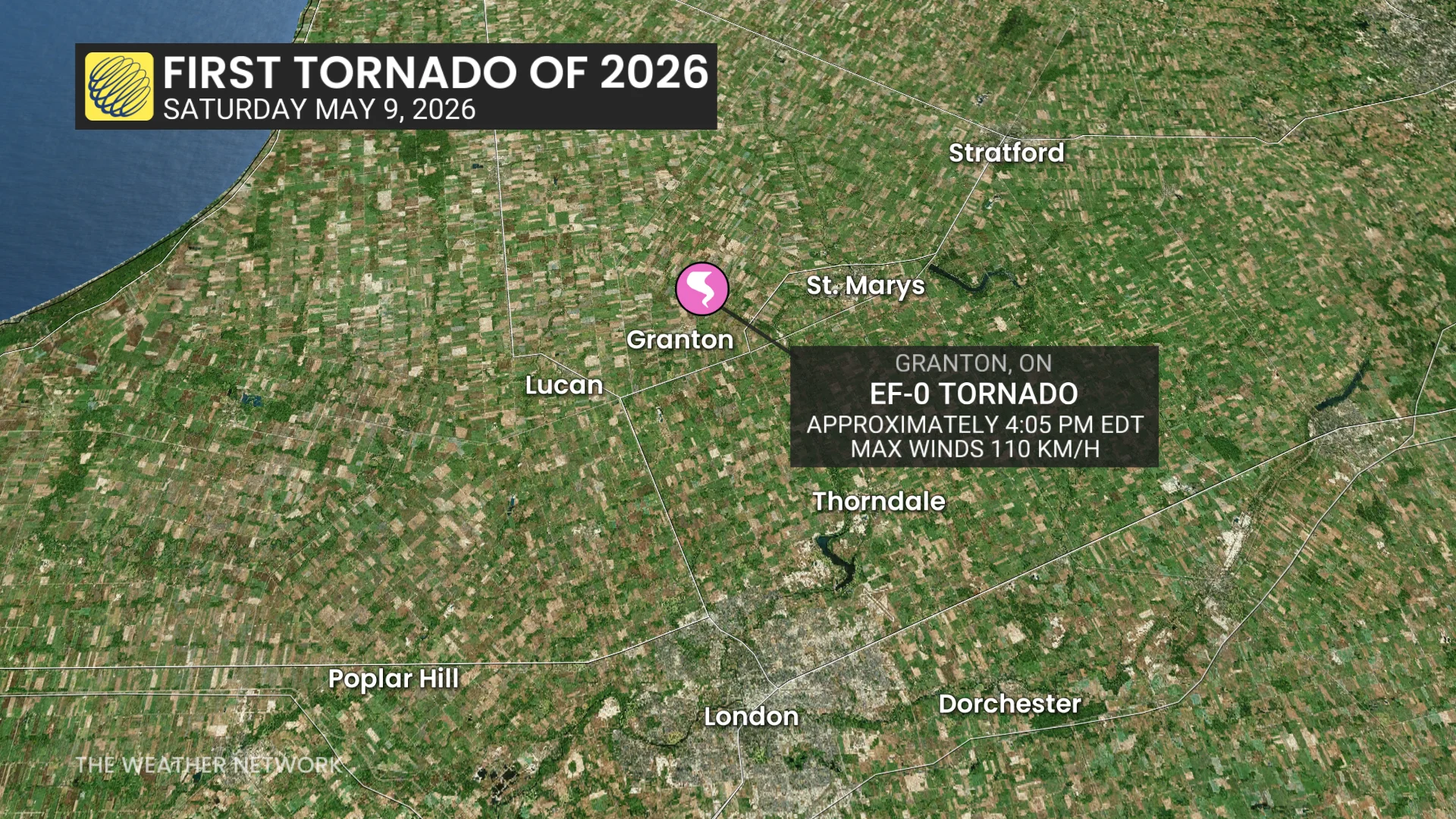 Baron- Granton ON tornado - May 9 2026