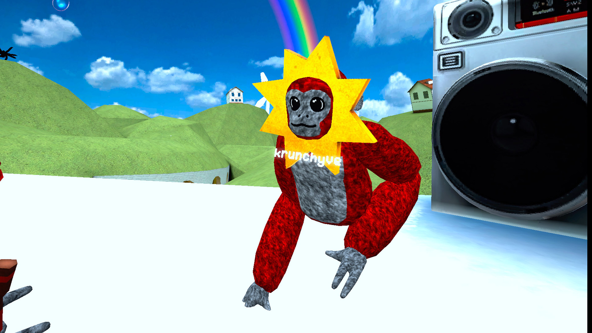 A screenshot of Scary Baboon on the Meta Quest 3
