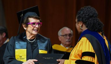 Billie Jean King’s 65-year journey to a college diploma, and finishing what she started