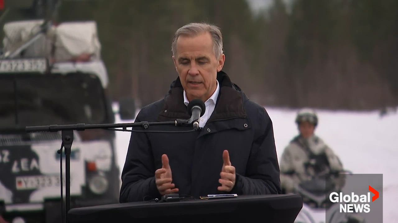 Click to play video: 'Canada ‘fundamentally integrated’ with U.S. on Arctic defence but taking ‘more control’: Carney'