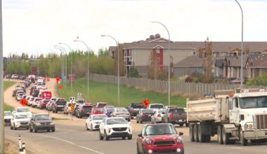 Heavy traffic gridlocks in southwest Edmonton as several construction projects ramp up