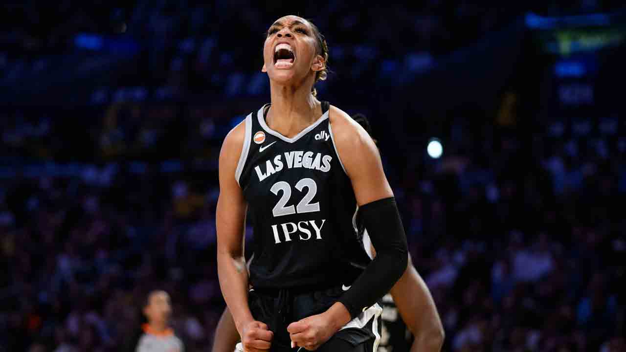Wilson's double-double, Young's 23 points power Aces past Valkyries