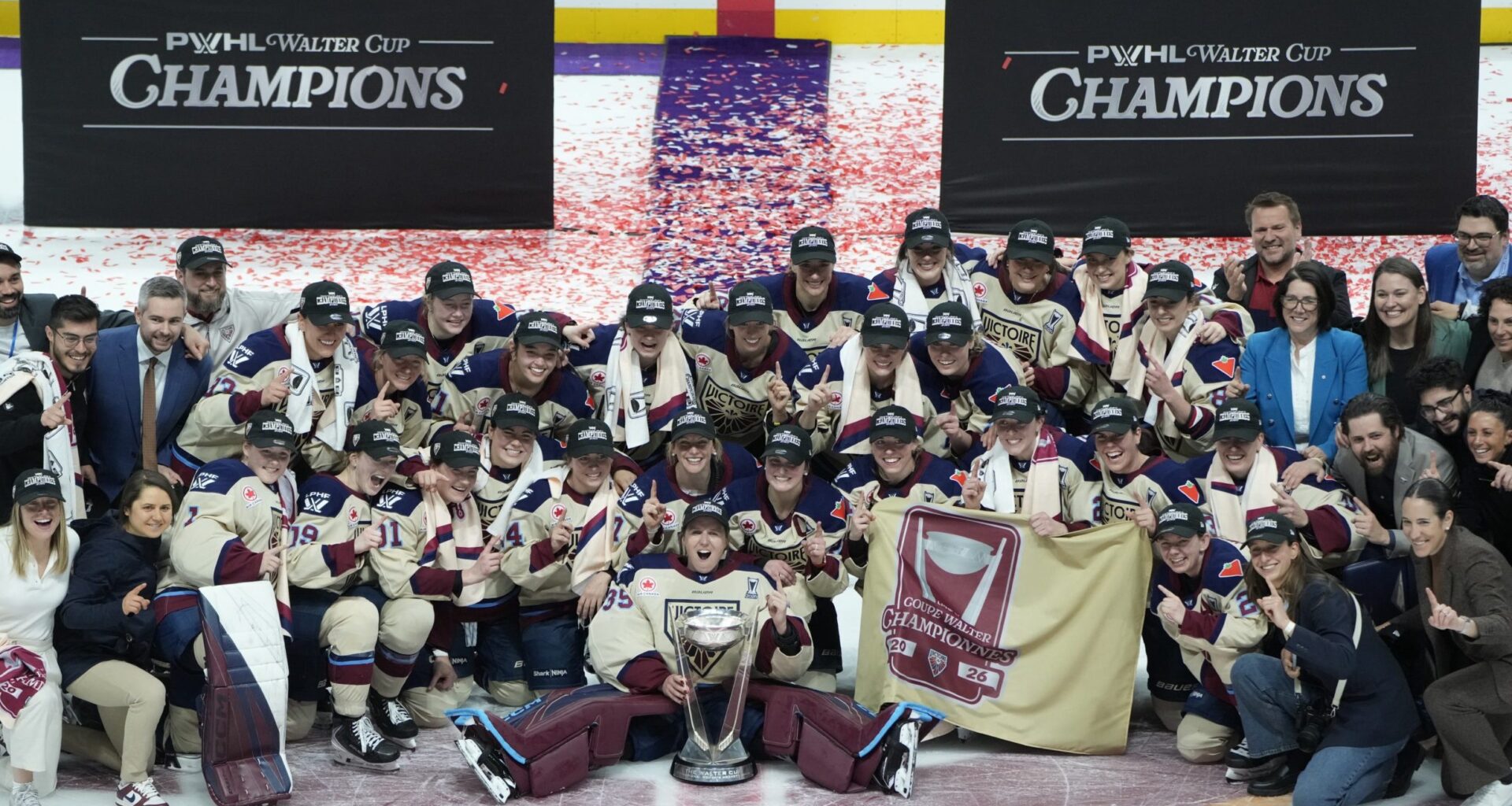 Montreal Victoire defeat Ottawa Charge 4-0 in Game 4 to win 1st Walter Cup