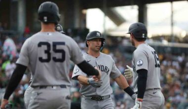 Goldschmidt hits 3-run homer as Yankees beat A's for 5th straight win