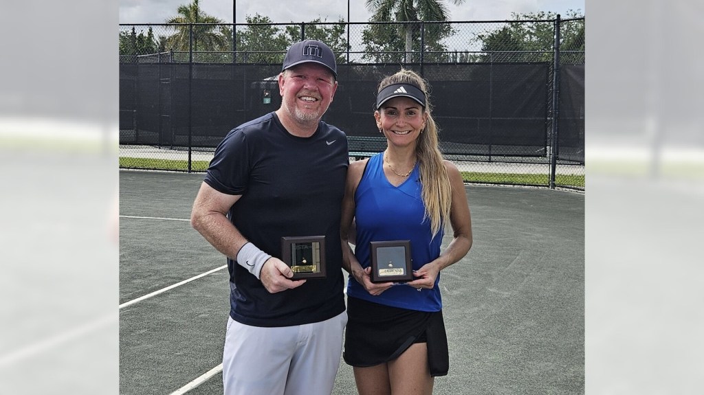 Love at first serve; this tennis couple wins big together – Orange County Register