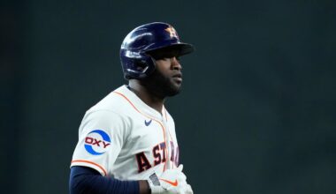 Yordan Alvarez hits one of Houston Astros’ four homers off Texas Rangers’ Jacob deGrom in win