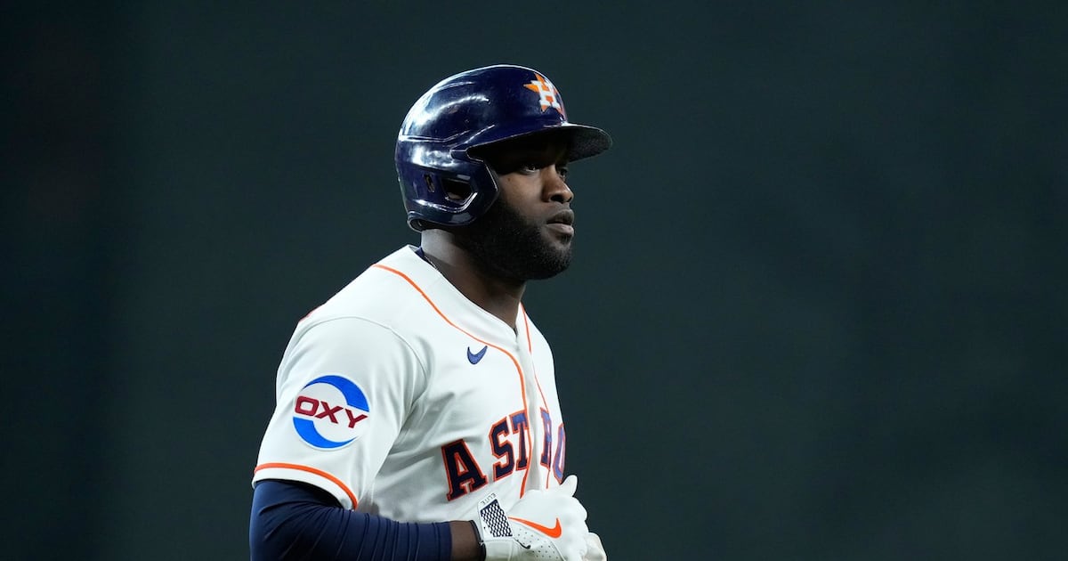 Yordan Alvarez hits one of Houston Astros’ four homers off Texas Rangers’ Jacob deGrom in win