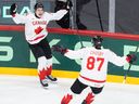 Macklin Celebrini is joining Sidney Crosby with Team Canada at the Winter Olympics in Italy.
