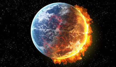 Climate Change Planet Earth Ice Fire