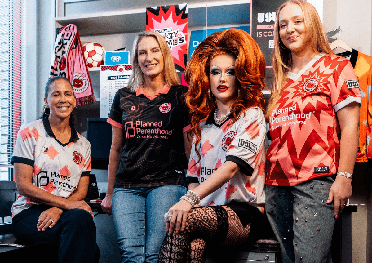 Planned Parenthood, ’70s glam rock, community: The Cherry Bombs burst into Portland’s soccer scene