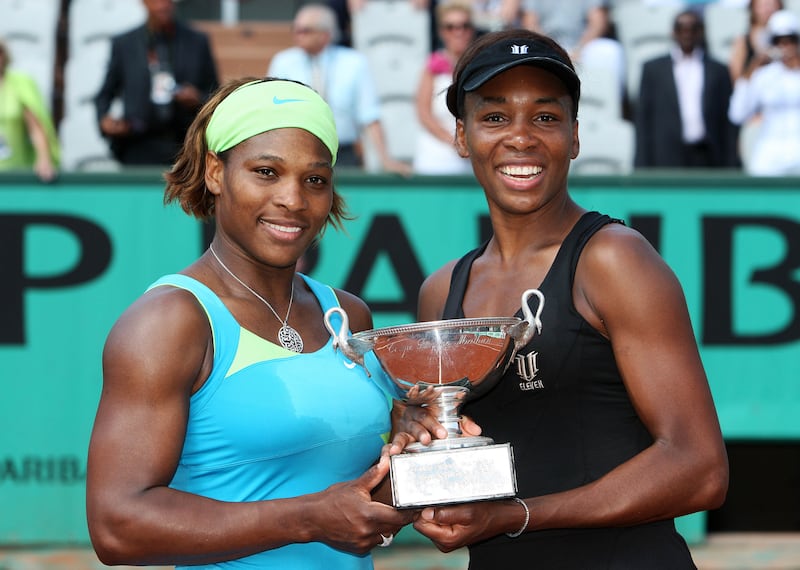 Venus Williams secured the French Open doubles win alongside her younger sister Serena Williams.