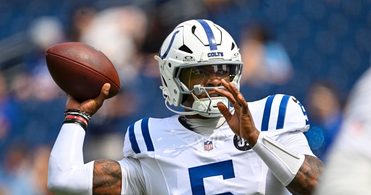 Colts QB Richardson shows up for offseason workouts