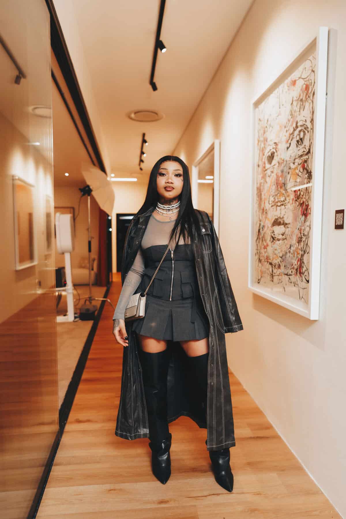Shamiso Mosaka at the invite-only premiere of Life With Londie on Mzansi Magic. Picture: Supplied, Capture Studios for Londie London