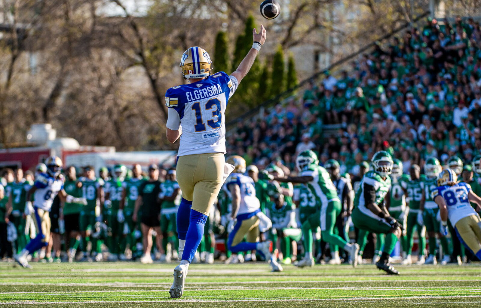 Mike O'Shea encourages Taylor Elgersma to 'enjoy himself,' stop 'pressing' after Bombers preseason debut