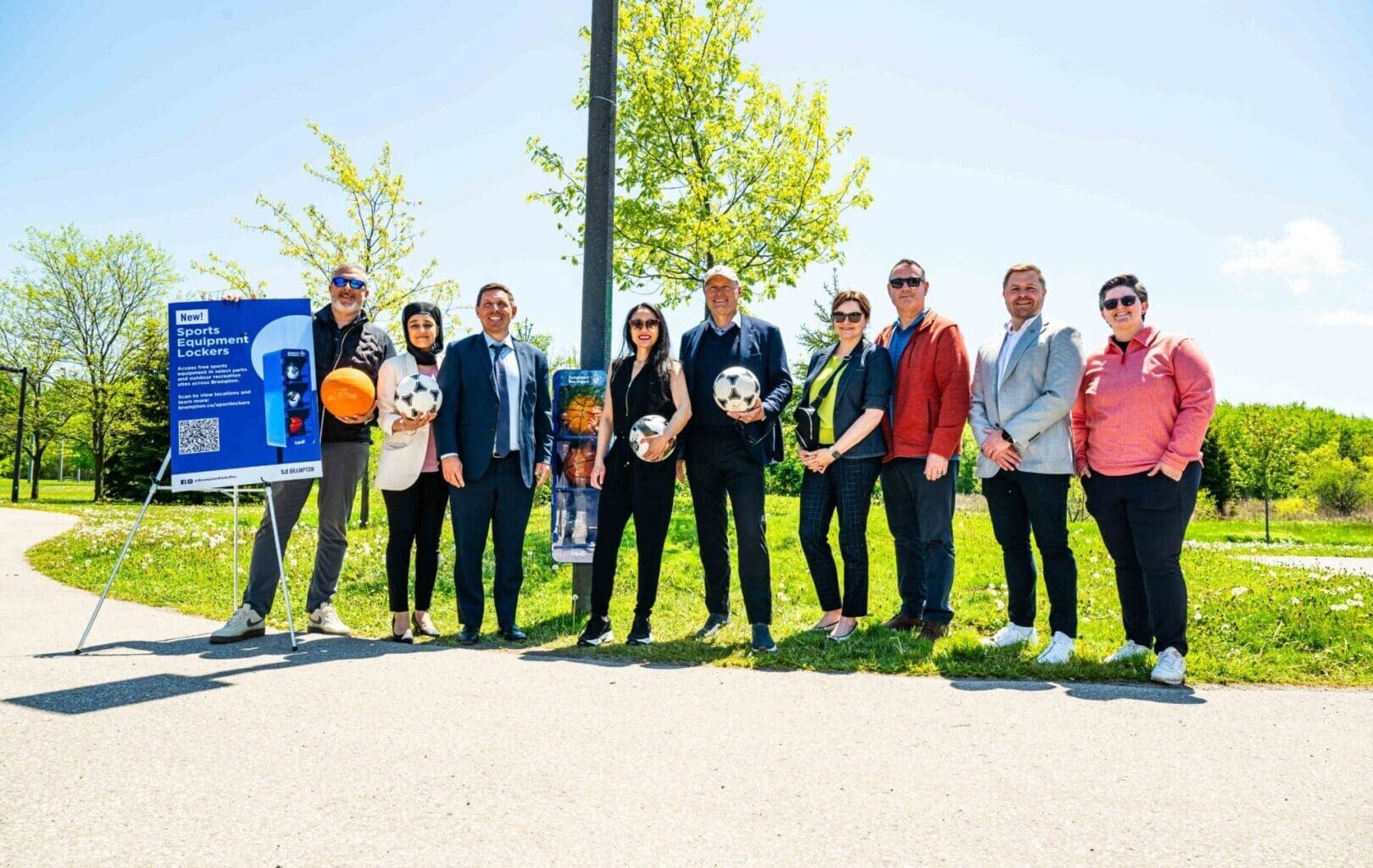 City of Brampton Launches Free Sports Equipment Locker Pilot in Local Parks
