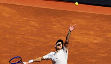 First men’s second-round match, first upset: De Minaur defeated by Arnaldi, Jodar next