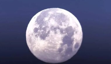 Stephane Picard in Quispamsis, New Brunswick, captured the full moon on the morning of December 5, 2025