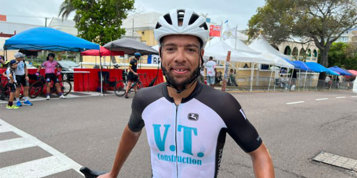 Dominique Mayho On Bermuda Day Cycling Race