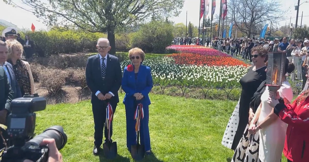 Princess Margriet of the Netherlands opens 74th Tulip Festival