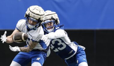 Bombers return star Vaval pushing for starting role on defence in second CFL season