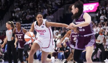 Washington Mystics lead Toronto Tempo at half of Tempo’s inaugural game in WNBA