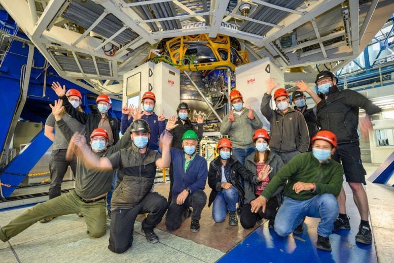 ERIS Integration Team at VLT Telescope