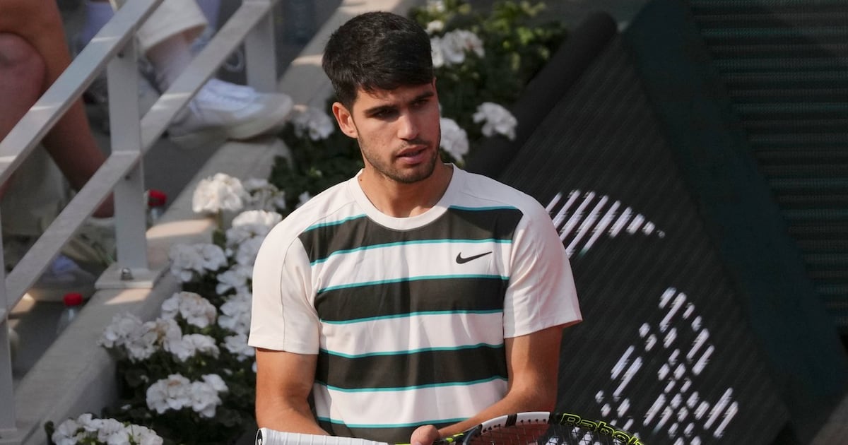 Carlos Alcaraz watches brother Jaime win his under-16 debut at the Madrid Open