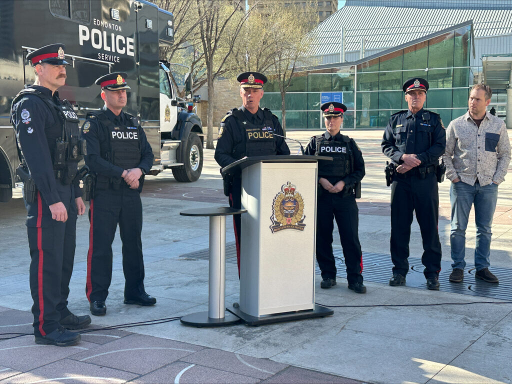 Edmonton police say targeted enforcement reducing crime citywide