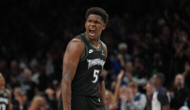 Anthony Edwards awes Timberwolves with his performance despite knee troubles