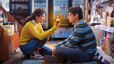 Ek Din box office collection day 1: Sai Pallavi and Junaid Khan in a still from the film.