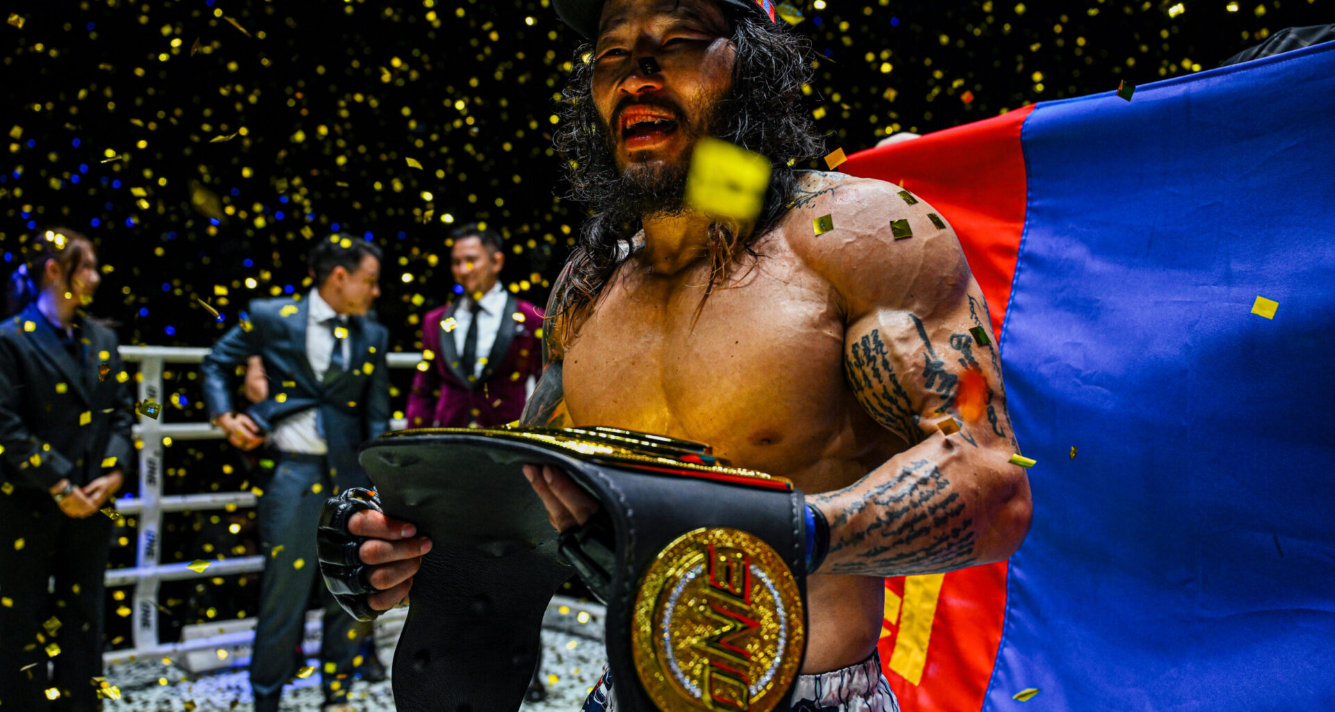 Enkh Orgil Baatarkhuu Fabricio Andrade ONE Fight Night 38 37