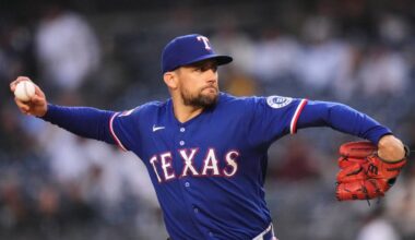 Rangers scratch Nathan Eovaldi from scheduled start with left side tightness