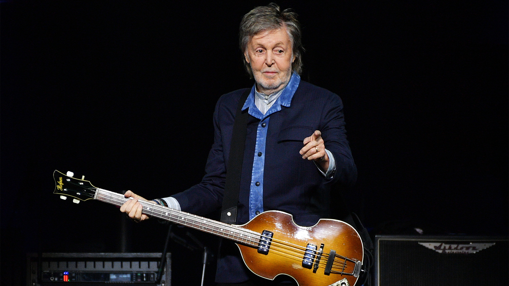 Paul McCartney performs at The O2 Arena during his 'Got Back' world tour on December 18, 2024 in London, England.