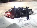 A frame grab from a video released Peel Regional Police as evidence in a coordinated shakedown operation targeting the South Asian community in Peel Region. Peel Regional Police have arrested 17 people.