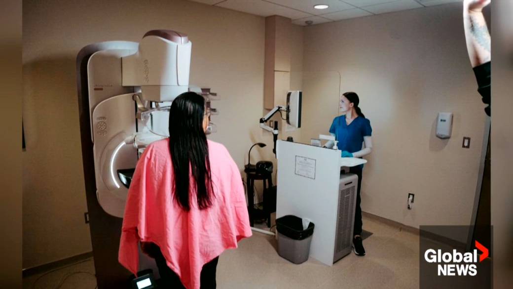 Click to play video: 'Sask. lowers age eligibility for breast cancer screenings'
