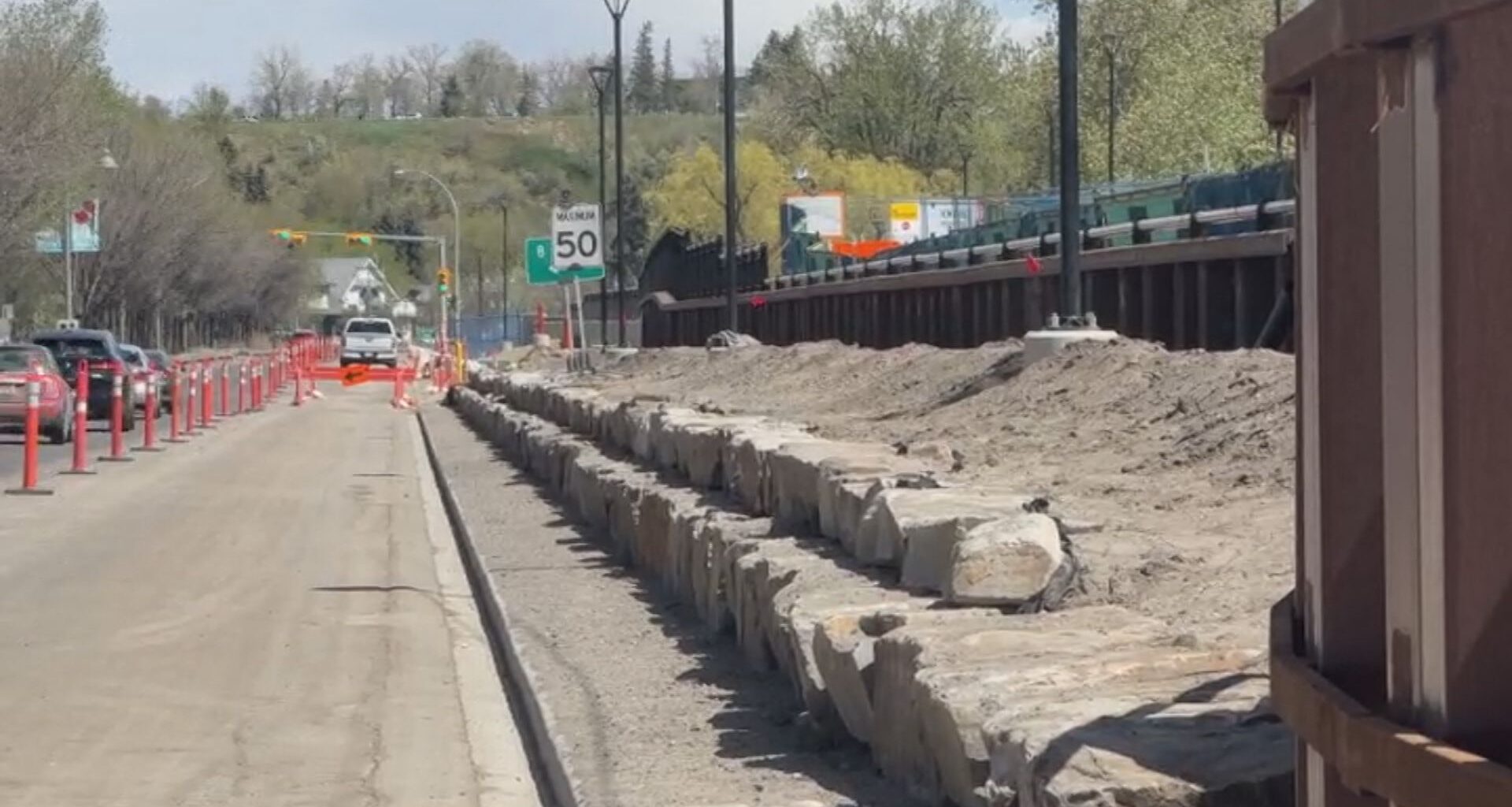 Calgary unveils new Sunnyside flood barrier