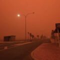 Red sky Australia