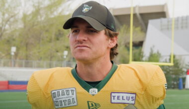 'Quite embarrassing': Cody Fajardo takes Edmonton Elks' offence to task for poor scrimmage performance